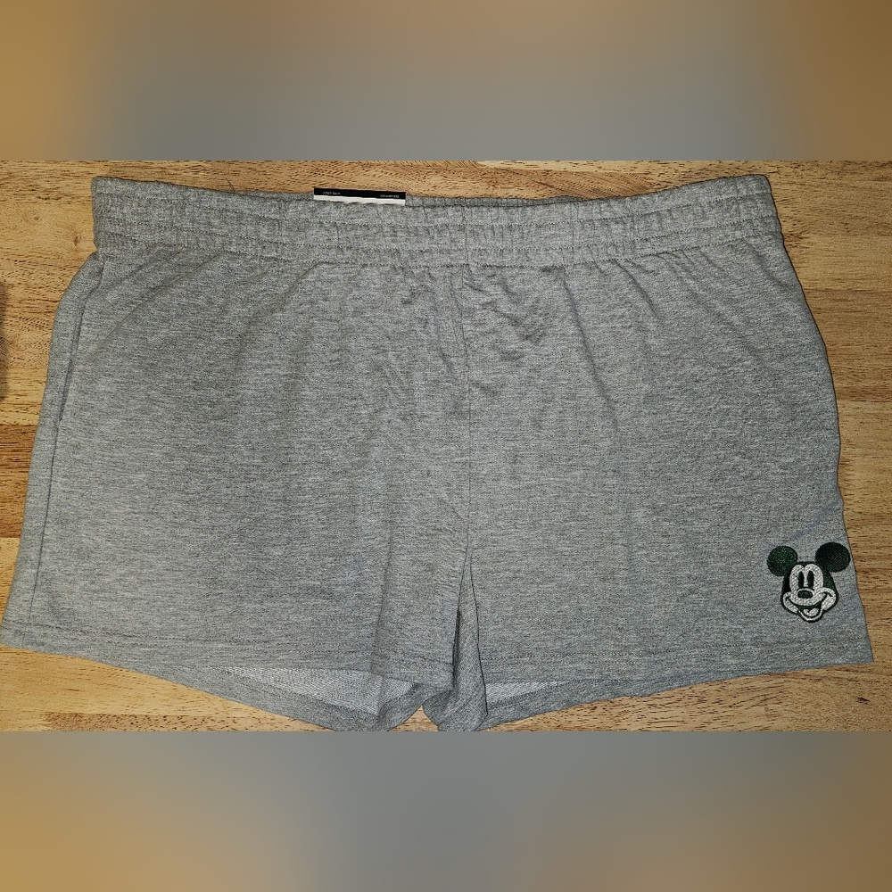 Disney Gray Mickey Mouse Shorts XL